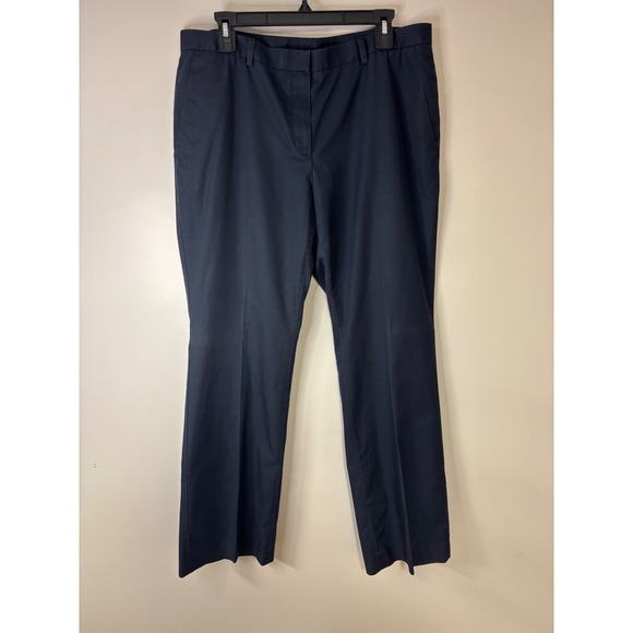 Brooks Brothers Advantage Chino Navy Blue Dress Pants Women's Size 14 Career - Picture 1 of 11